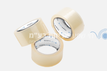 סרט הדבקה מסוג אקרילי שקט שקוף\חום